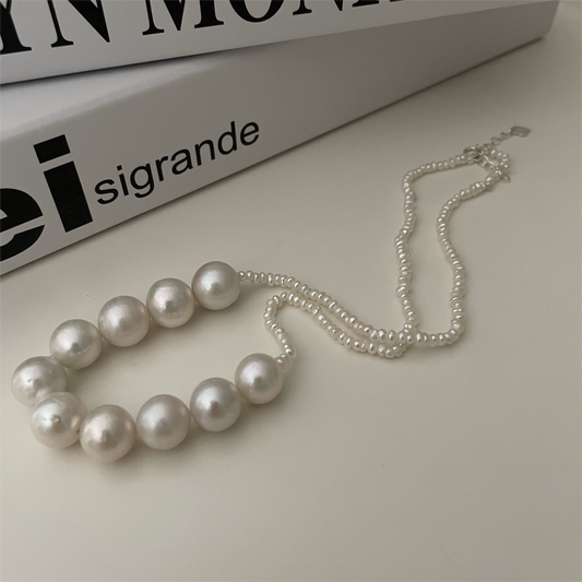 High-end luxury Edison Smile Pearl necklace