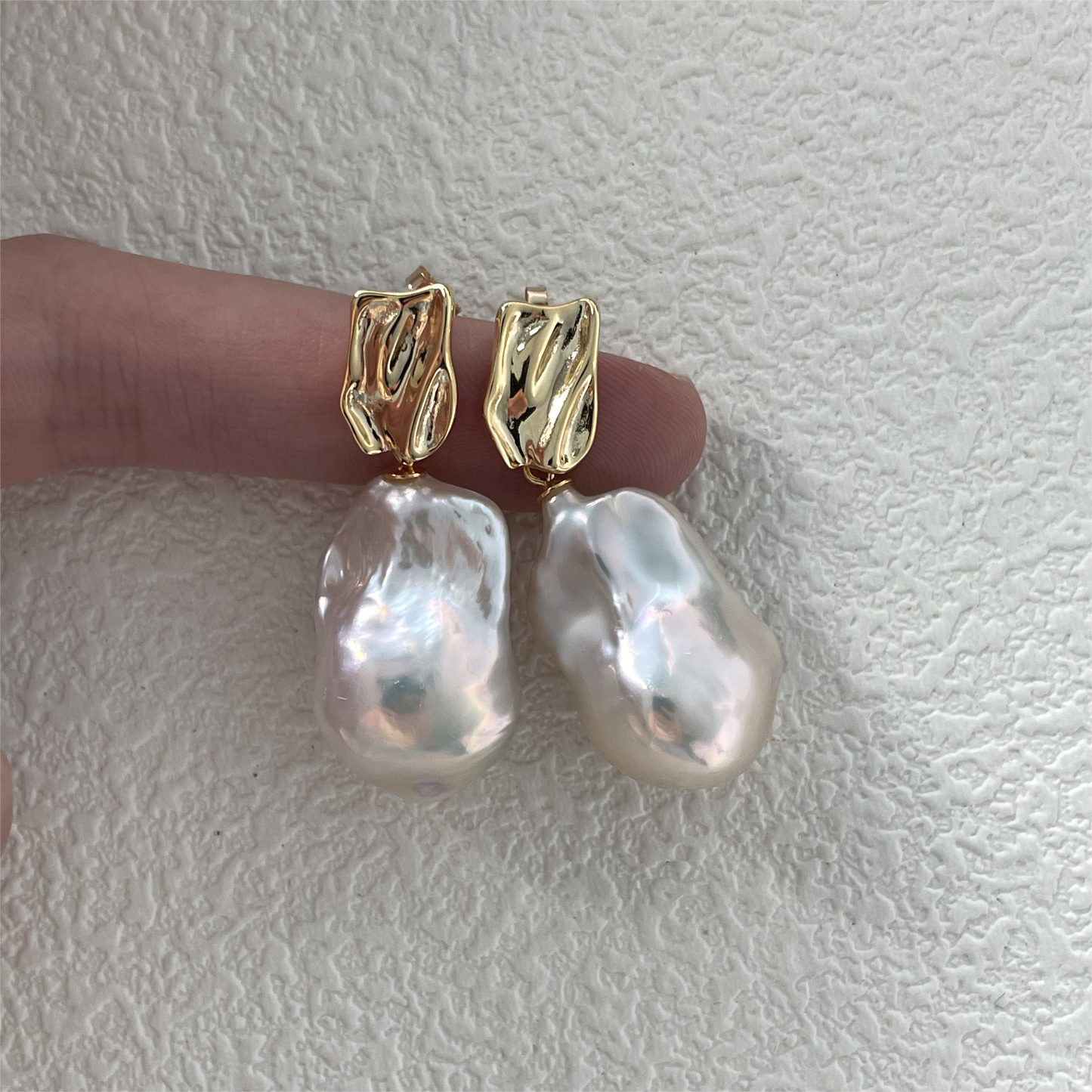 Large Baroque pearl earrings for Mature Women – Enhance Your Style